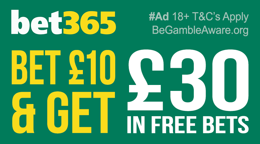 Bag £30 in bet365 Free Bets for New Customers in December 2023